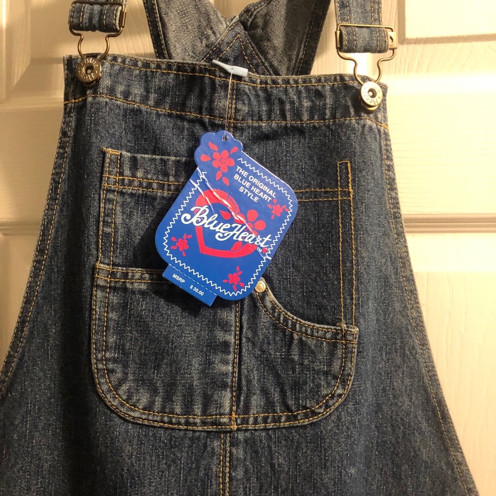 Overall dress new with tags by blue heart